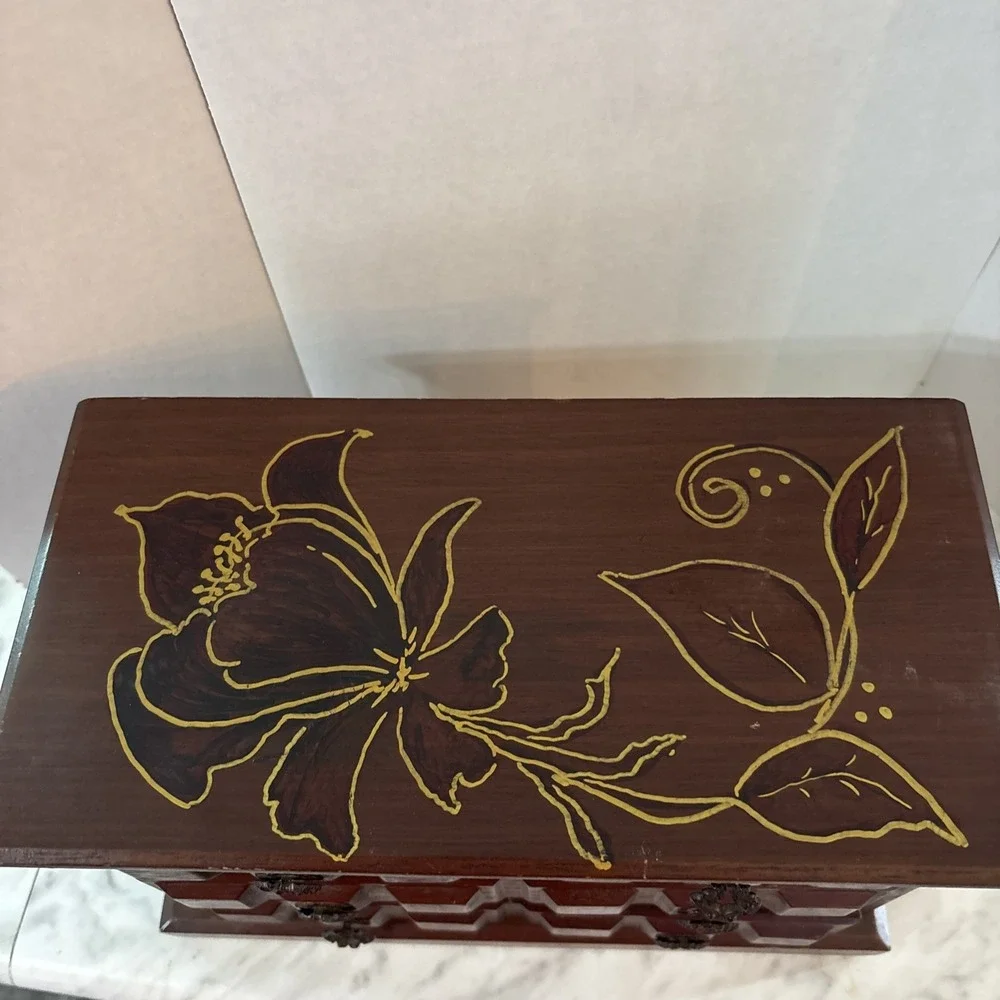 Jewelry Music Box Price‎ Import VTG Plays Fly Me To The Moon 10.5 L 5.5